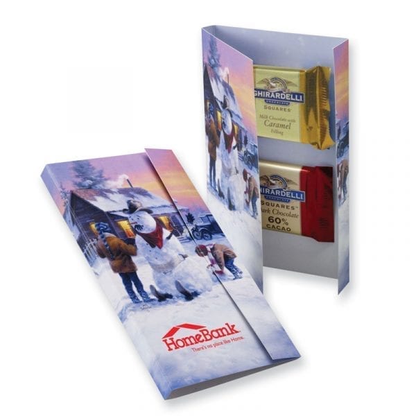 Calling Card with Ghirardelli Chocolate Squares