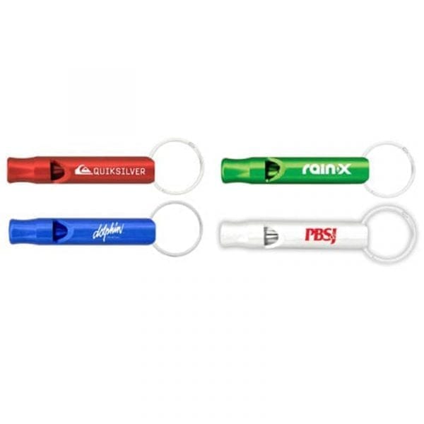 Metal Whistle Key Chain
