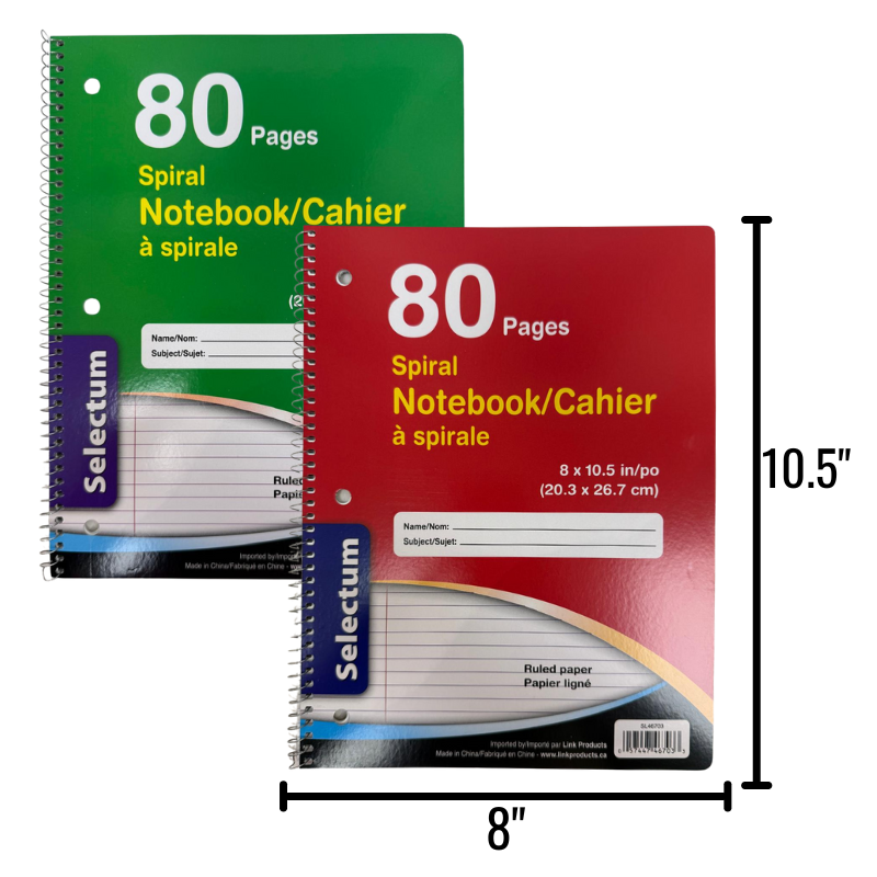 SCRIBBLER W/COIL BINDING 80PGS