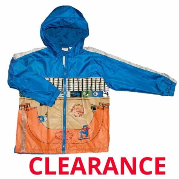 Wholesale Boy's Hooded Windbreaker 4-6X