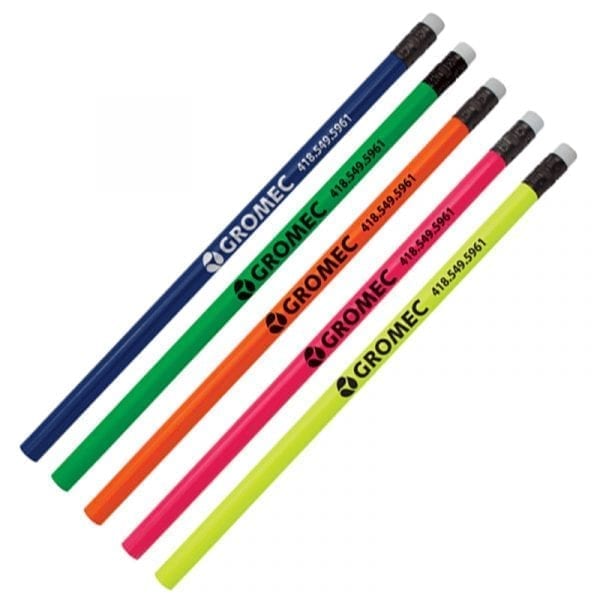 Custom Neon Promotional HB Pencil - Image 2