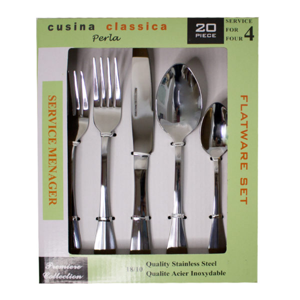 Wholesale Stainless Steel 20 Piece Cutlery Set - Image 2