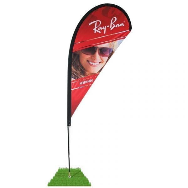 11' Tear Drop Flag - Single Sided