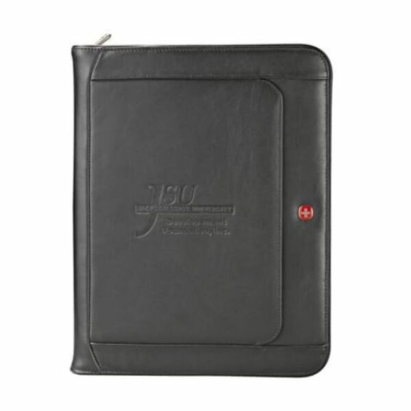 Custom Wenger Executive Leather Zippered Padfolio
