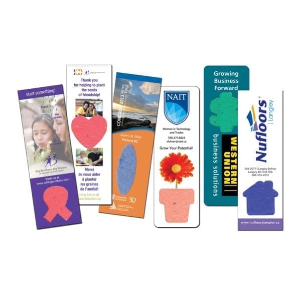 Large Seeded Paper Bookmarks