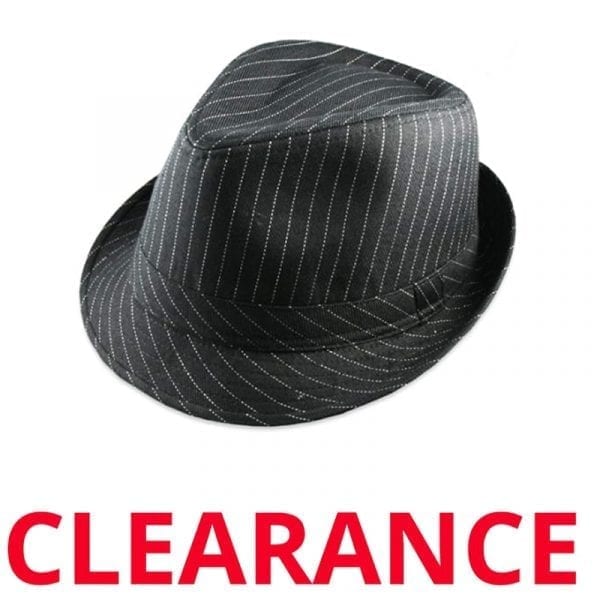 Trilby/Fedora Hat with Pinstripe