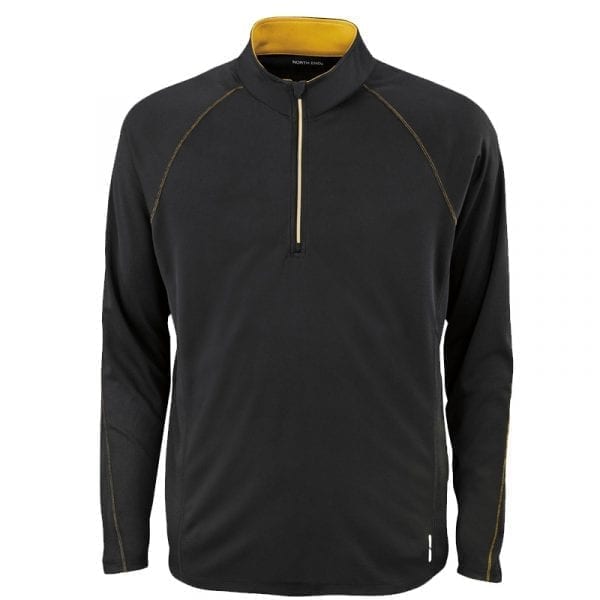 Custom Men's Half-Zip Performance Long Sleeve - Image 2