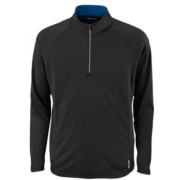 Custom Men's Half-Zip Performance Long Sleeve - Image 4