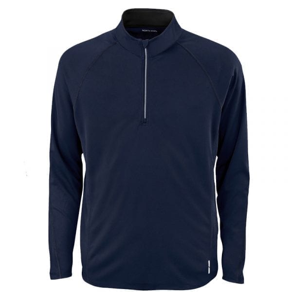 Custom Men's Half-Zip Performance Long Sleeve - Image 5
