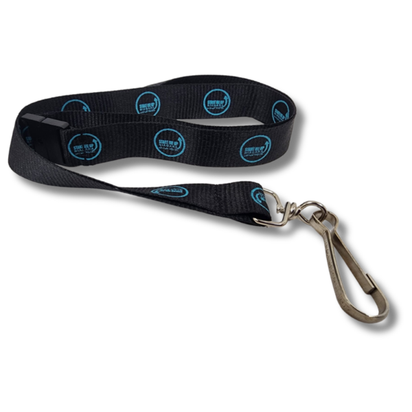 Custom Silk Screen Flat Lanyard 3/4'' Wide - Image 5