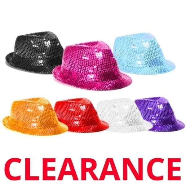Light Up Sequin Fedora