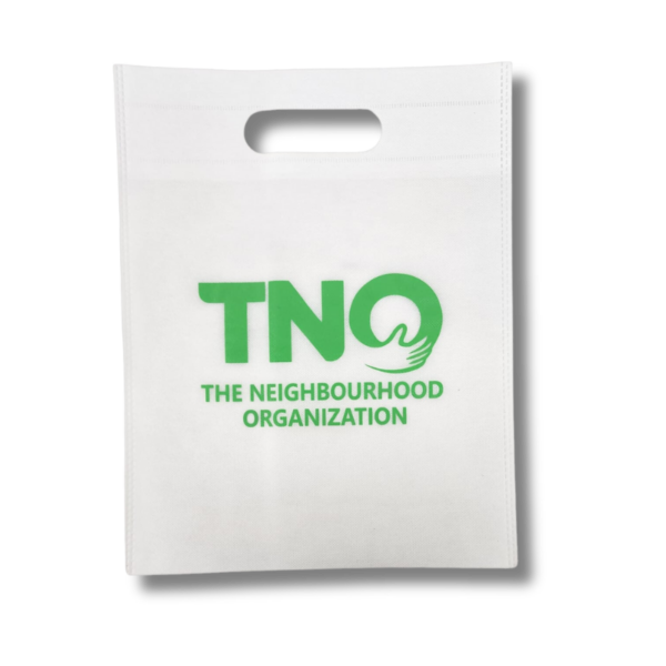 Small Cut-Out Handle Tote Bag - Image 10