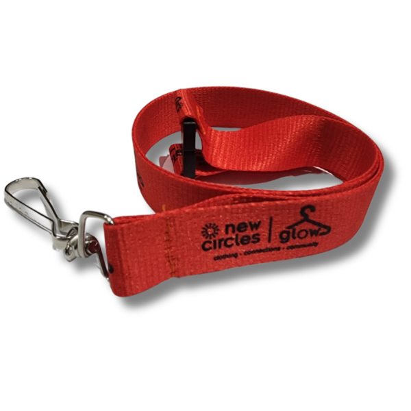 Custom Silk Screen Flat Lanyard 3/4'' Wide - Image 7