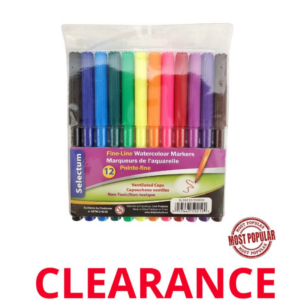 Wholesale Thin Tip Markers, 12-Pack
