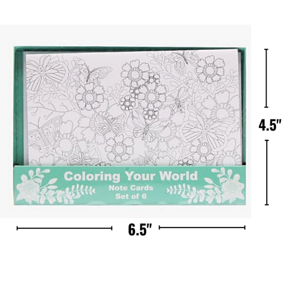 Wholesale 6-Pack Colouring Cards ($0.83 each)