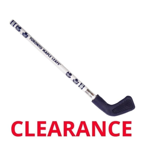 DETAILS: Wholesale Promotional products Officially licensed Toronto Maple Leaf Hockey stick pencil with eraser. Show everyone your a fan with this great quality pencil that's perfect for school or work. SIZE: 8.5" L. COLOUR: White with Toronto Maple Leaf logo. PACKAGING: Comes with preprinted UPC code. CASE PACK: 24 Pieces.