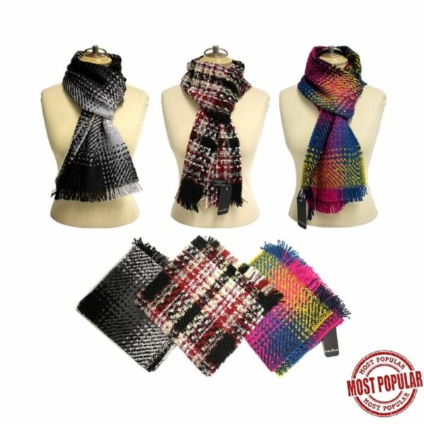 Wholesale Brand Name FRAAS Ladies' Boucle Knit Scarf