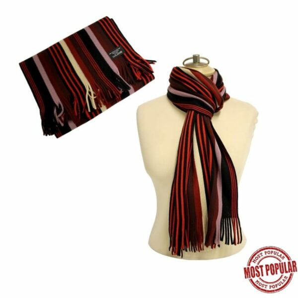 Wholesale Ladies Raschel Striped Scarf
