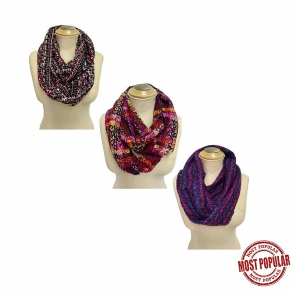 Wholesale Brand Name FRAAS Ladies' Boucle Knit Infinity Scarf