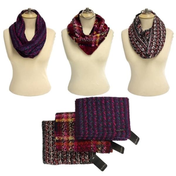 Wholesale Brand Name FRAAS Ladies' Boucle Knit Infinity Scarf - Image 4