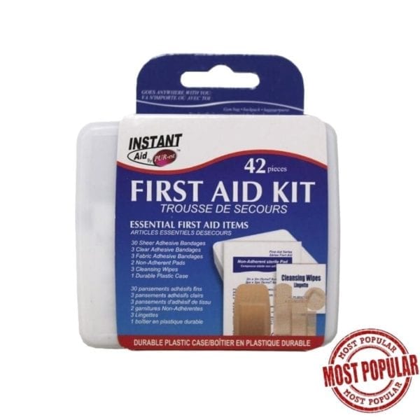 Wholesale Brand Name Instant Aid 42 Piece First Aid Kit