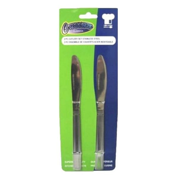 Wholesale Stainless Steel 2-Pack Dinner Knife
