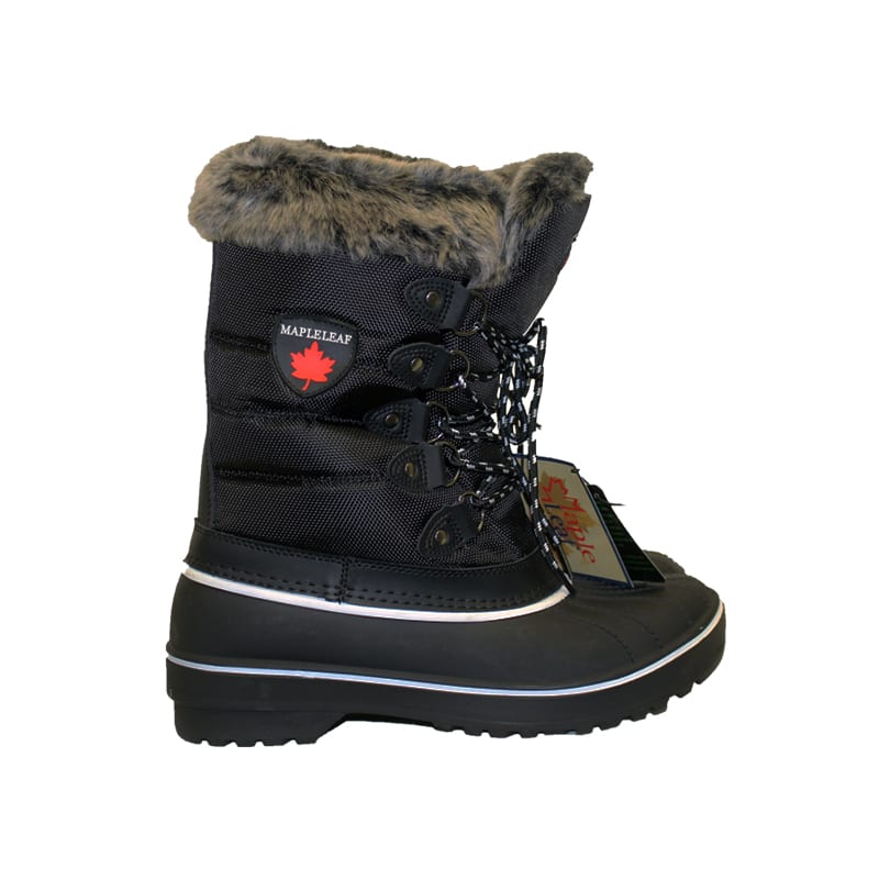 ladies black winter boots