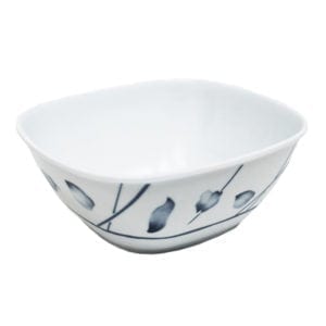 Wholesale Melamine Square Bowl With Blue Design