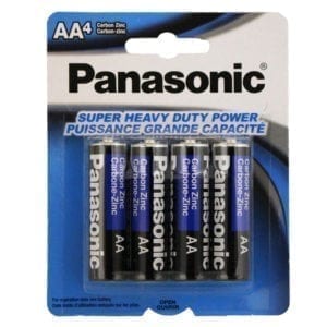 Wholesale Brand Name Panasonic 4PK AA Batteries