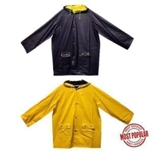 Wholesale Brand Name Unisex Double-Sided Raincoats (Sizes S-XL)