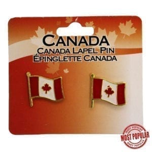 Wholesale Canada Flag Lapel Pins - 2-Pack