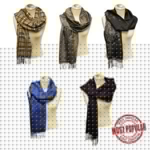 Wholesale Ladies' Pattern Fringe Scarves