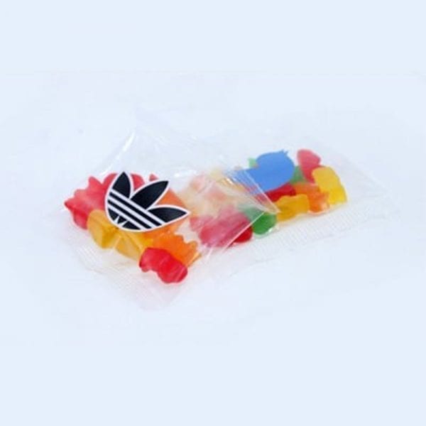 Custom Gummy Bears In Heat Sealed Package - 28g