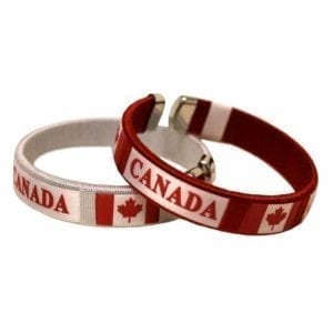 Wholesale Canada Flag Bracelet