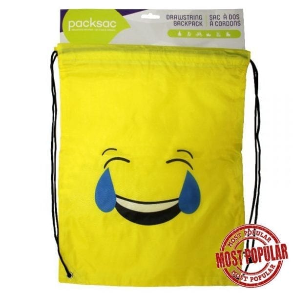 emoji drawstring backpack