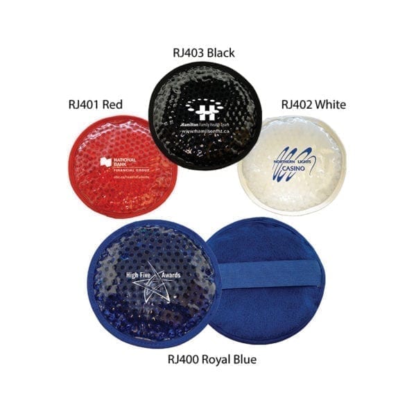 Plush Round Gel Bead Hot/Cold Packs