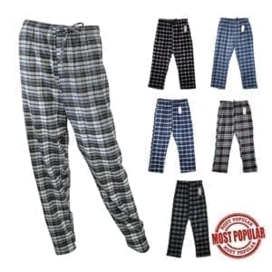 Wholesale Men's/Unisex Flannel Pajama Pants (Size M-2XL)