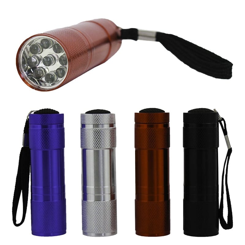 Wholesale 9 LED Mini Flashlight Bargains Group