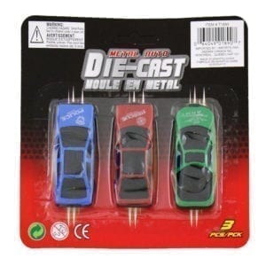 Wholesale Die-Cast Toy Cars (3-Pack)