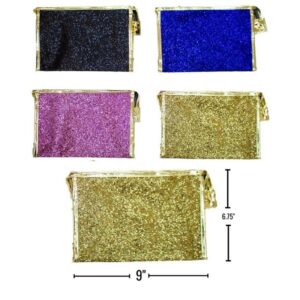 Wholesale Glitter Cosmetic Bag – Asst. Colours