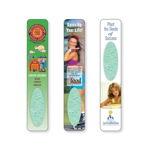 Herb Garden Seeded Paper Bookmarks - Image 2
