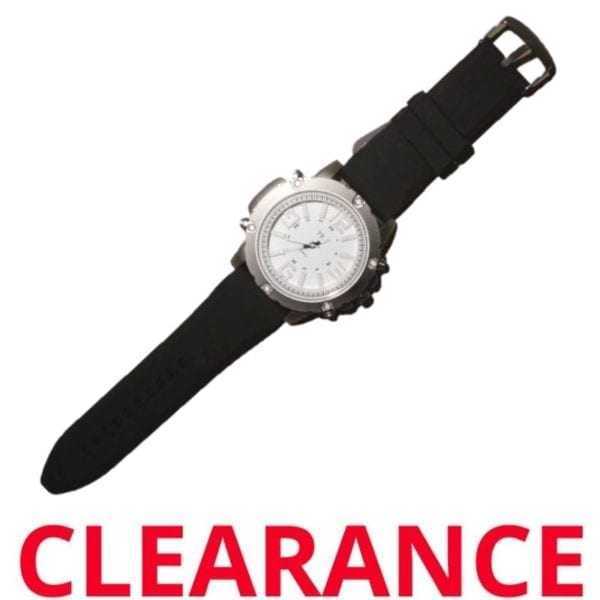 Wholesale Men's Oversized Sport Watch (Black and Silver)