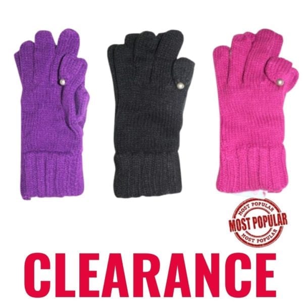 Wholesale Ladies' Knit Texting Gloves