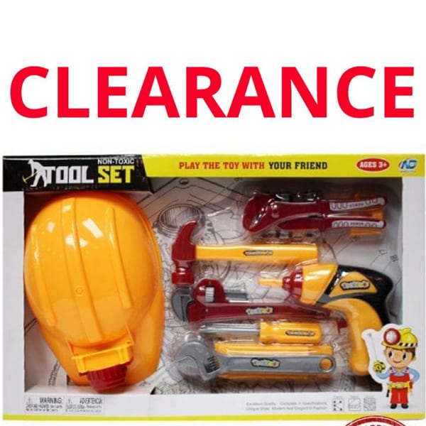 Wholesale Construction Tools Playset With Hard Hat Bargains Group