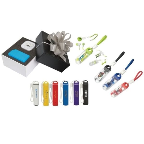 Samsung 2600 MAH Power Bank & Rumble Wireless Earbuds Gift Set
