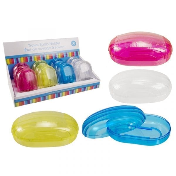 Wholesale Travel Soap Case (4 Assorted Colours)