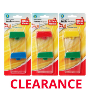 Wholesale Jumbo 2-Pack Twin Hole Sharpener