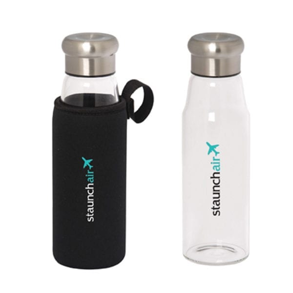Evora Glass Bottle With Sleeve - Image 3