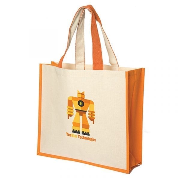 Laminated Cotton Tote Bag - Image 4