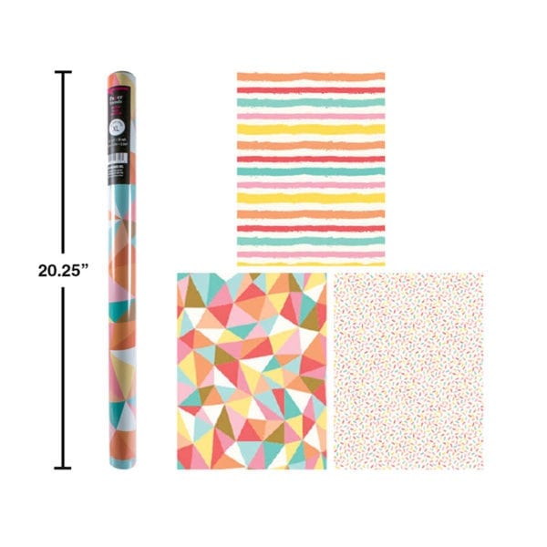 Wholesale Cali Pop Gift Wrap Paper Roll - 25 Sqft. - Image 3